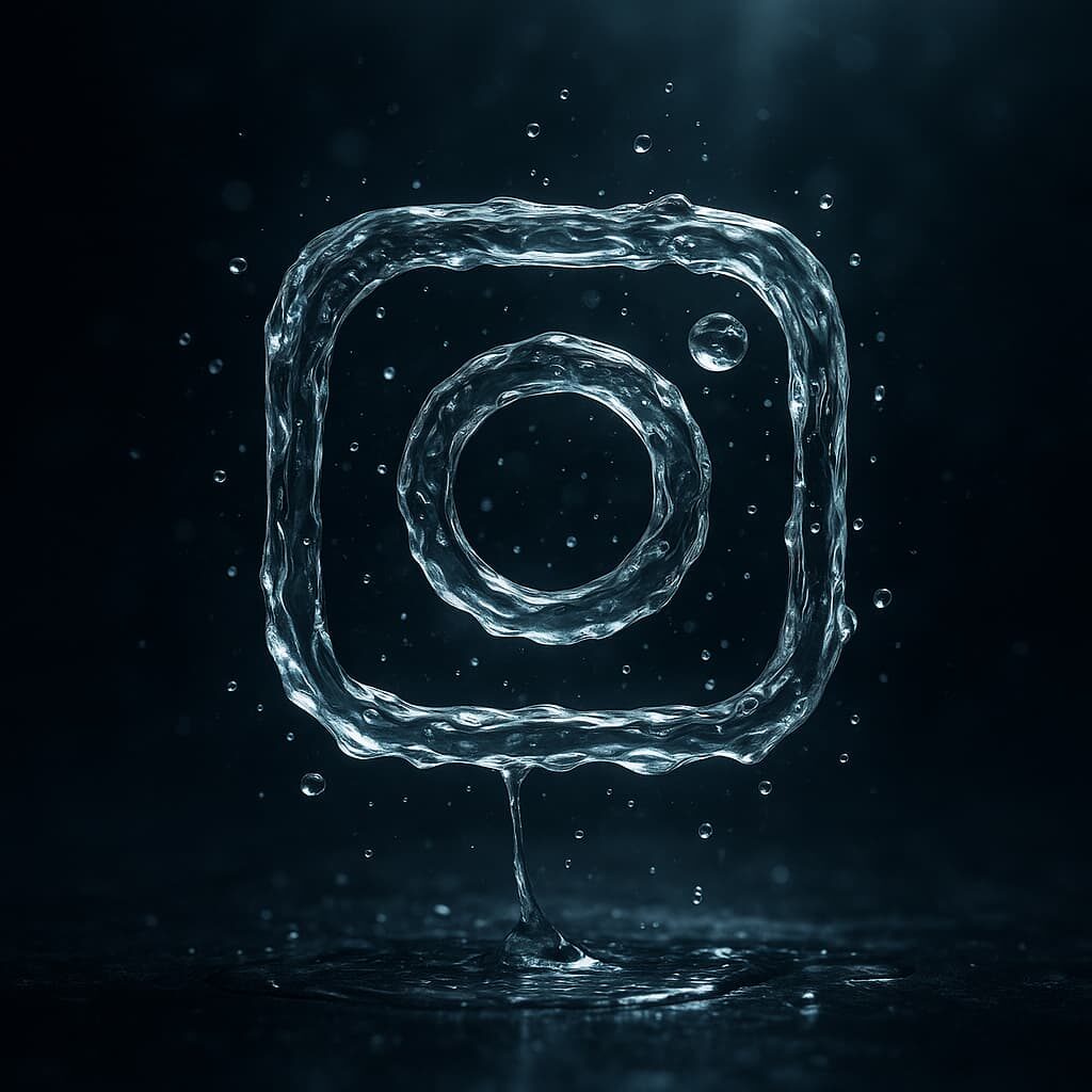 Créer un logo rempli d’eau