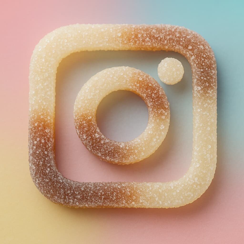 Logo à croquer : le logo version bonbon gélifié !