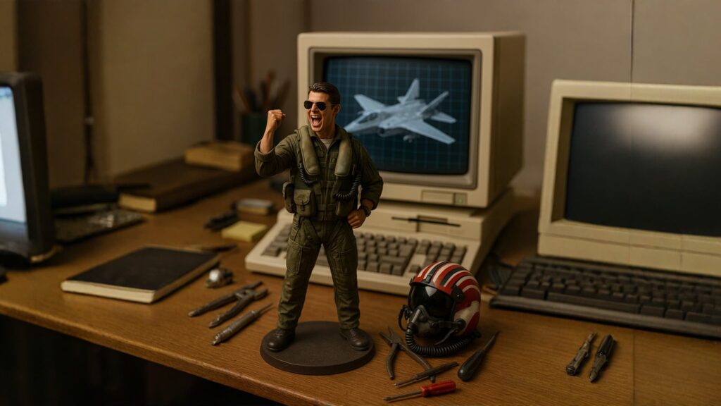 🎨 Prompt figurine 3D sur un bureau