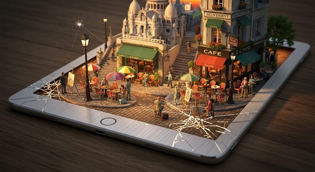 Création d’un monde miniature hyperréaliste intégré sur un iPad